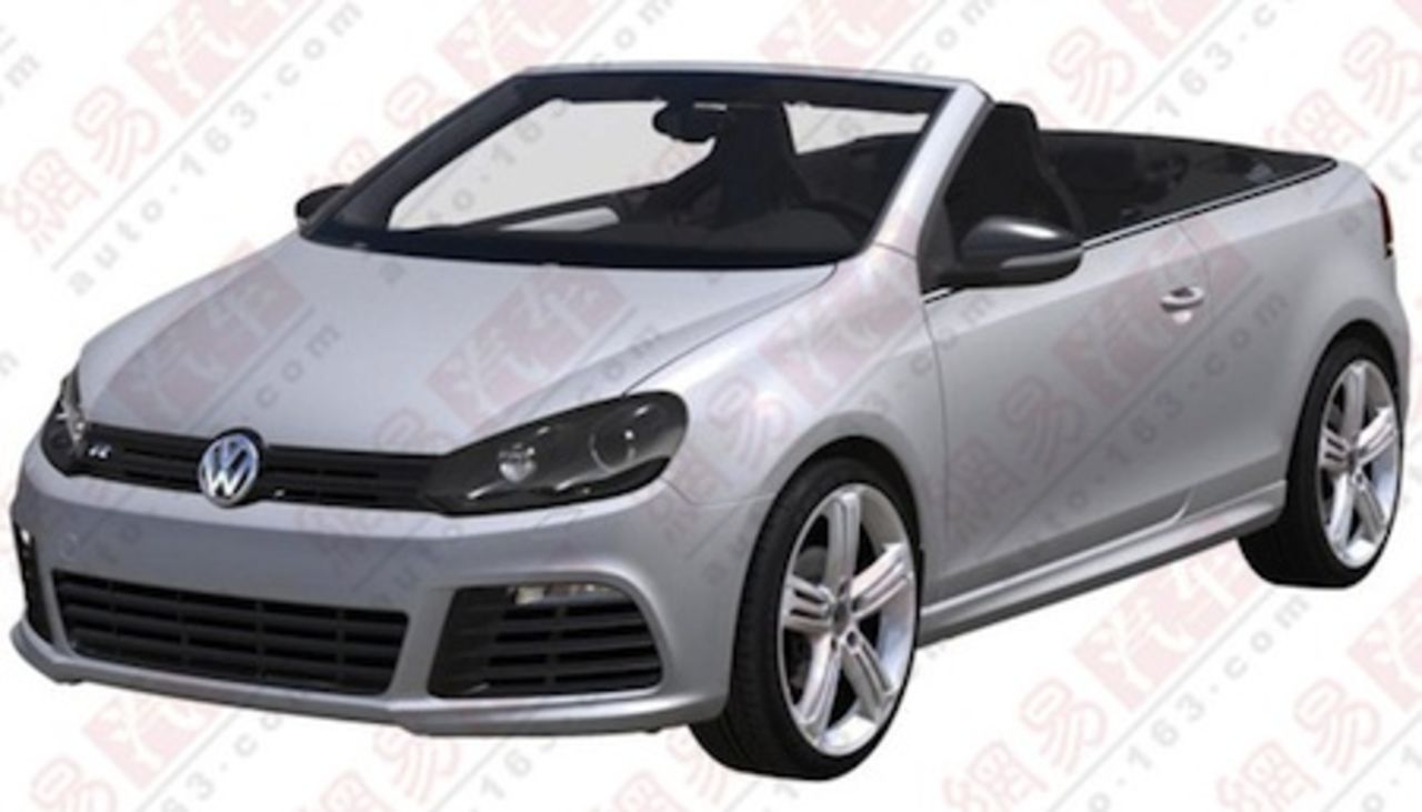 Patentskisser på Volkswagen Golf R Cabriolet