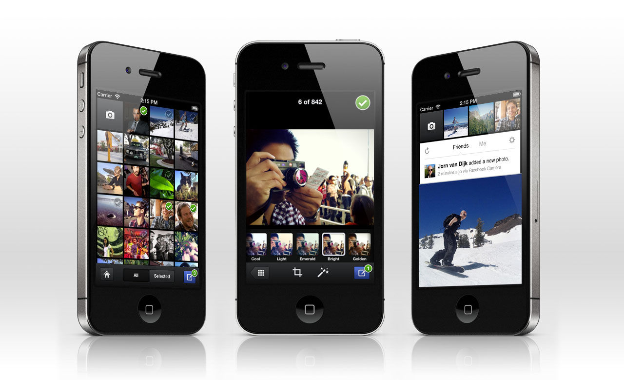 Facebook släpper kamera-app