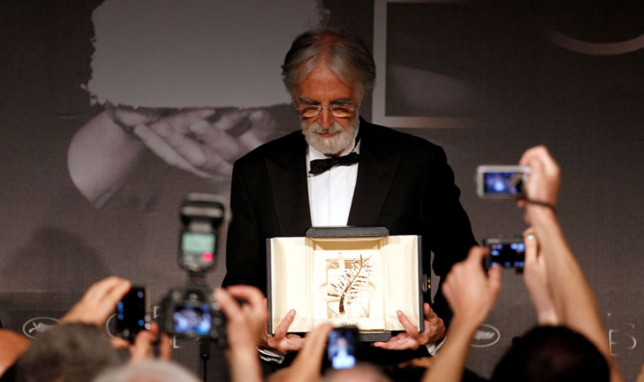 Guldpalmen till Haneke