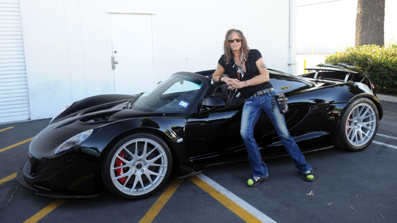 Steven Tyler har nu fått sin Venom GT Spyder