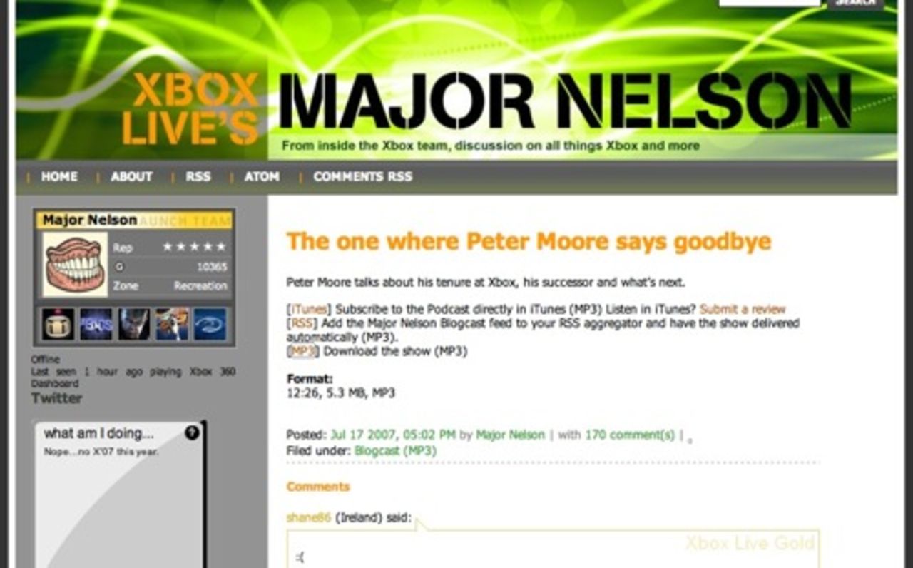 Peter Moore om sitt beslut