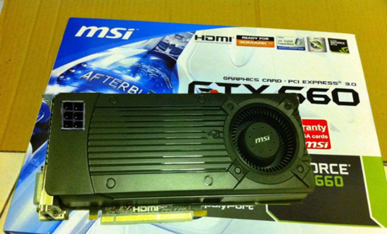 Bilder på MSIs GeForce GTX 660