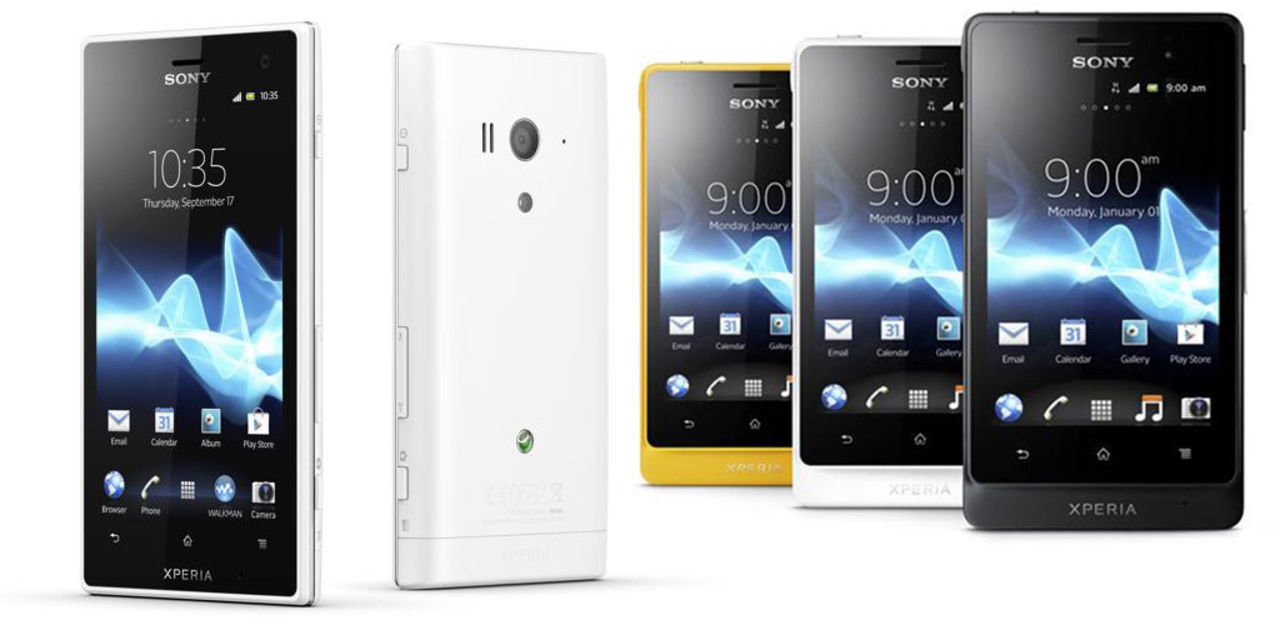 Vatten- och stöttåliga smartphones från Sony