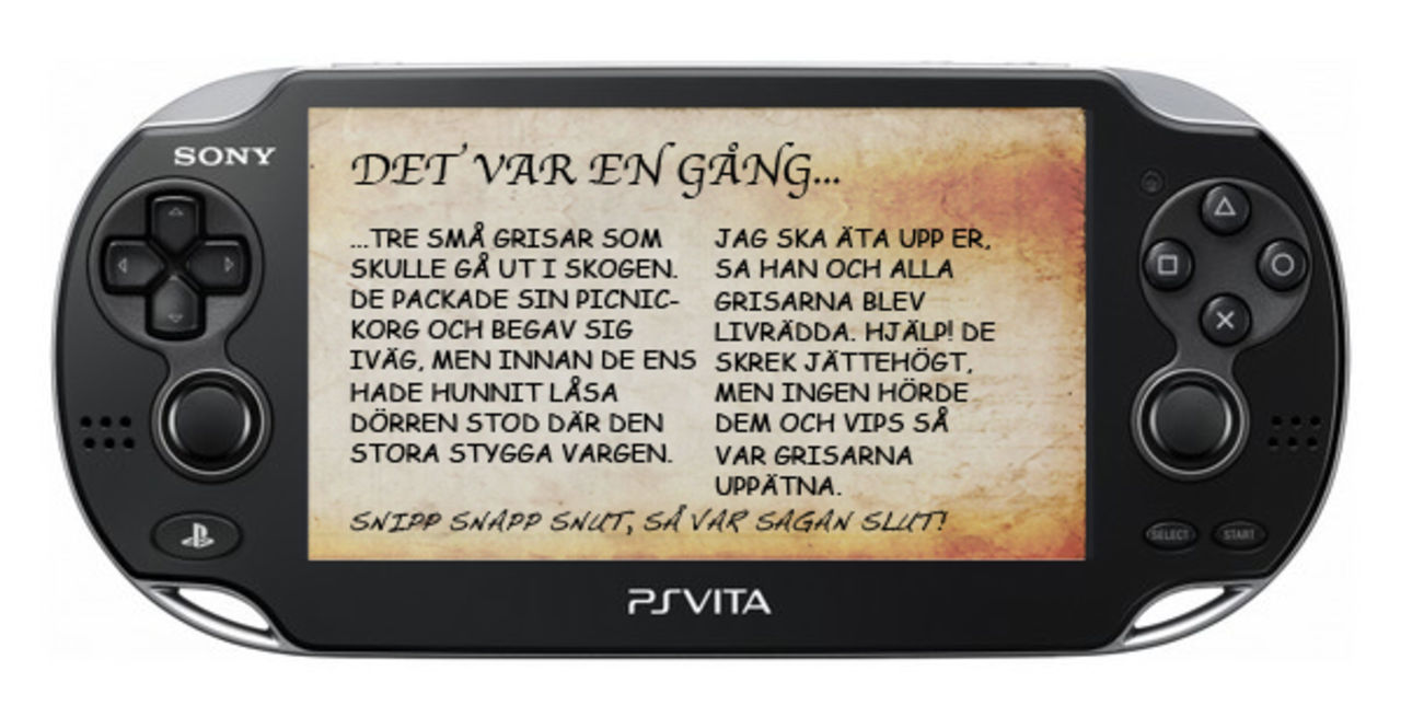 Sony börjar med e-böcker på PS Vita?