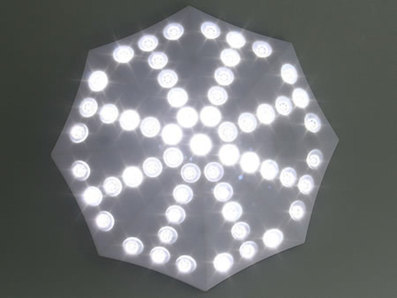 En lampa för campingen