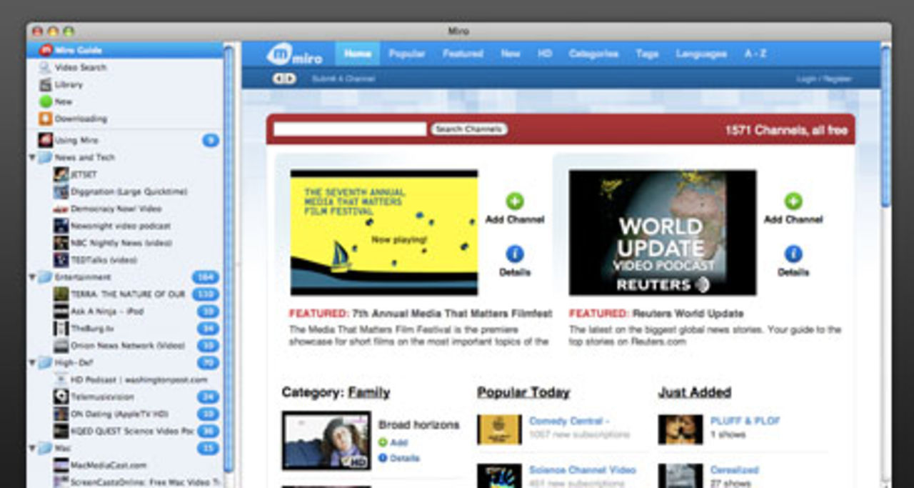 Miro – en riktigt skön videospelare