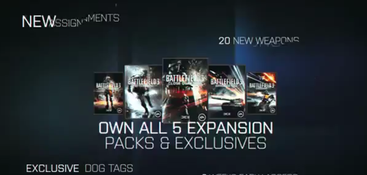 Läckt trailer för Battlefield 3 Premium 