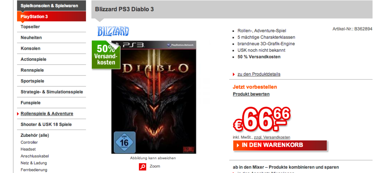 Diablo III för PlayStation 3