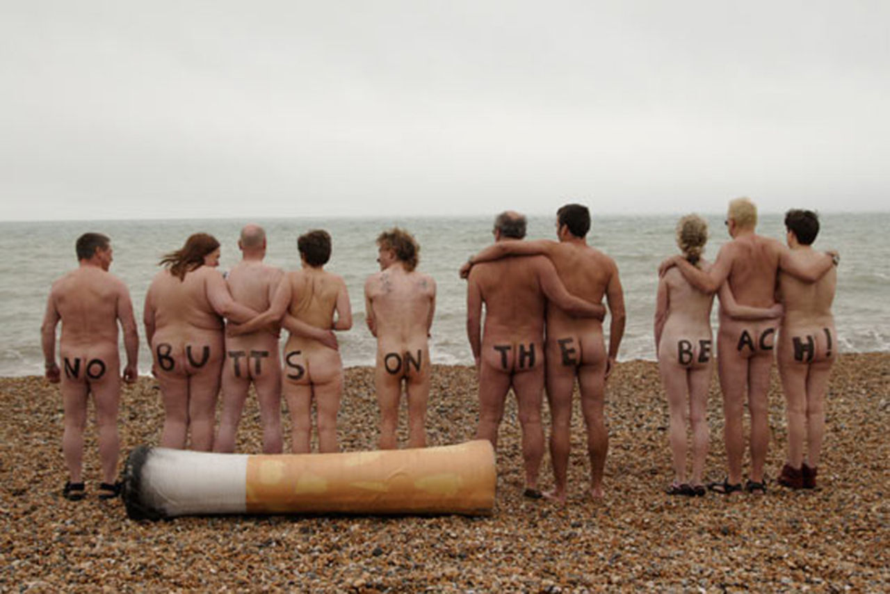 No butts on the beach