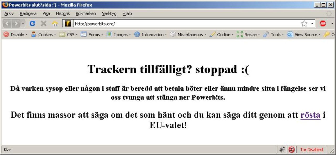 34-åring får fängelse för att ha drivit torrent-sajt