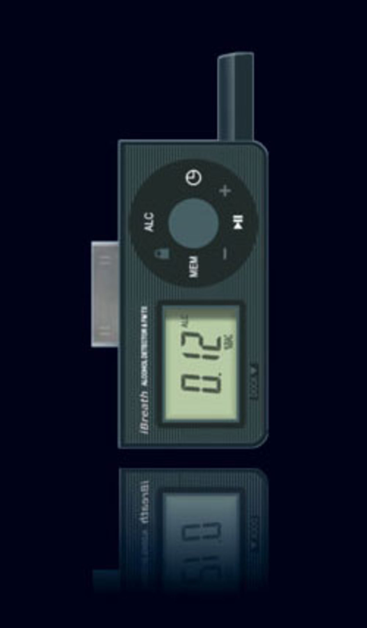 Alkomätare och radiosändare i ett