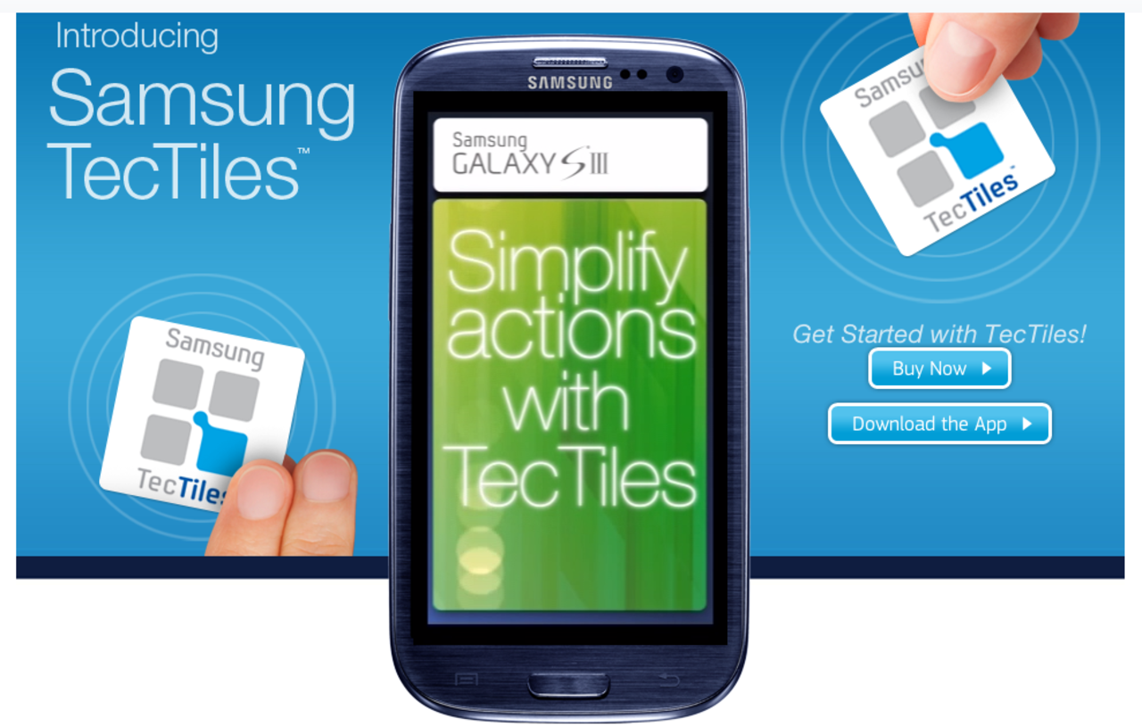 Samsung lanserar NFC-klistermärken