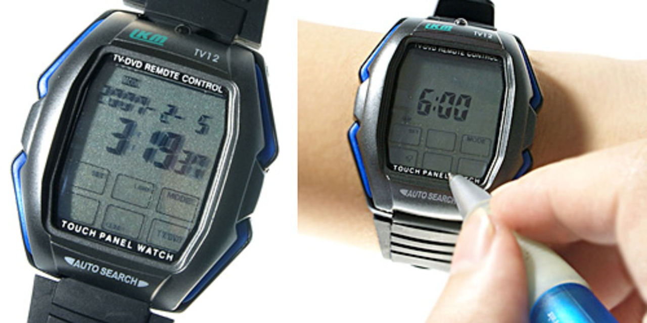 En klocka med fjärrkontroll