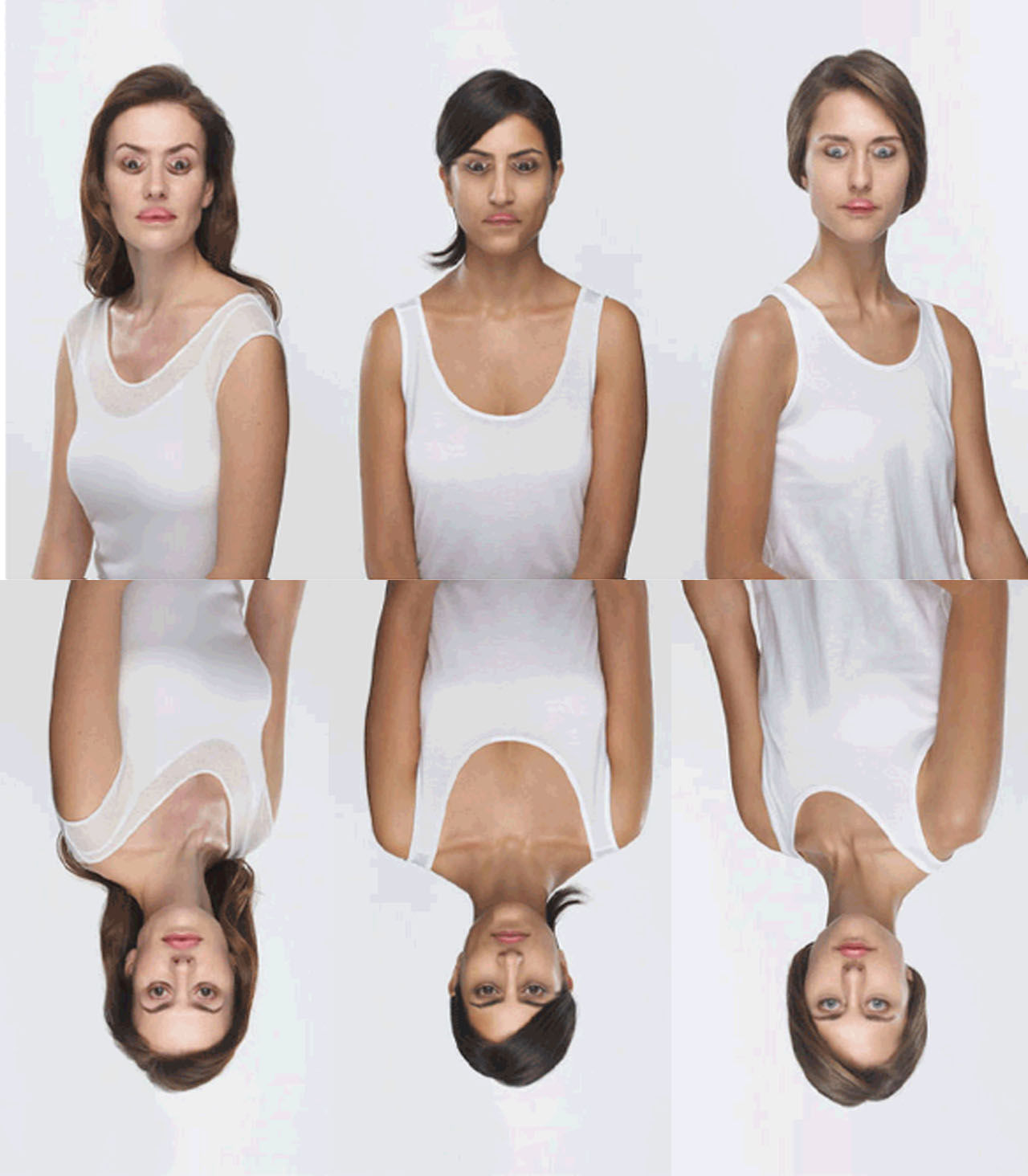 Vacker på ena bilden men inte på den andra?