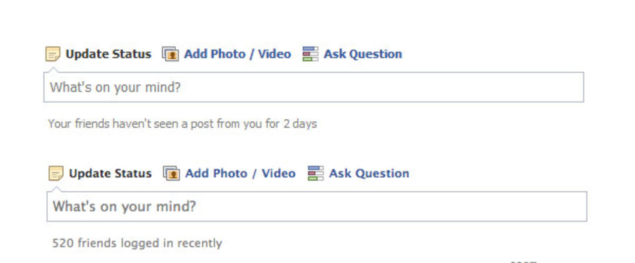 Facebook låter dig veta hur många av dina vänner som loggat in nyligen
