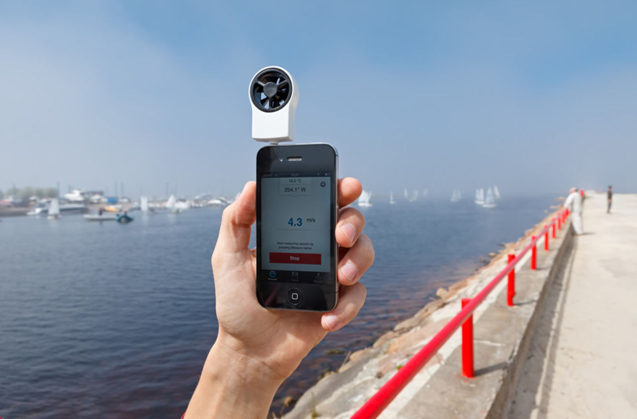 Vindmätare till iPhone