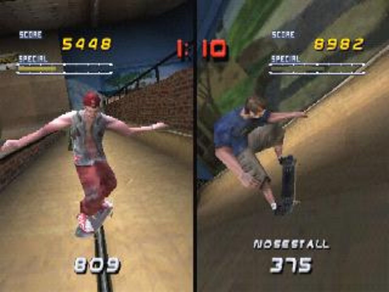 Inget split screen-spelande i THPS HD