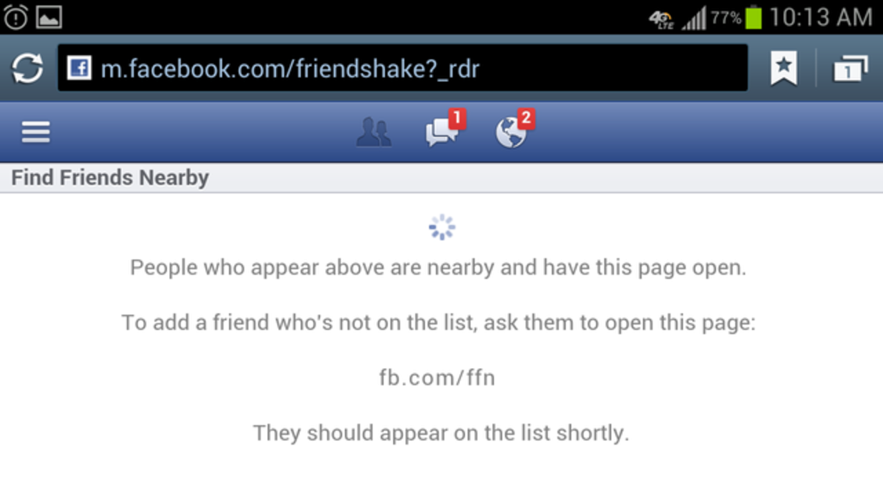Facebook introducerar Friendshake