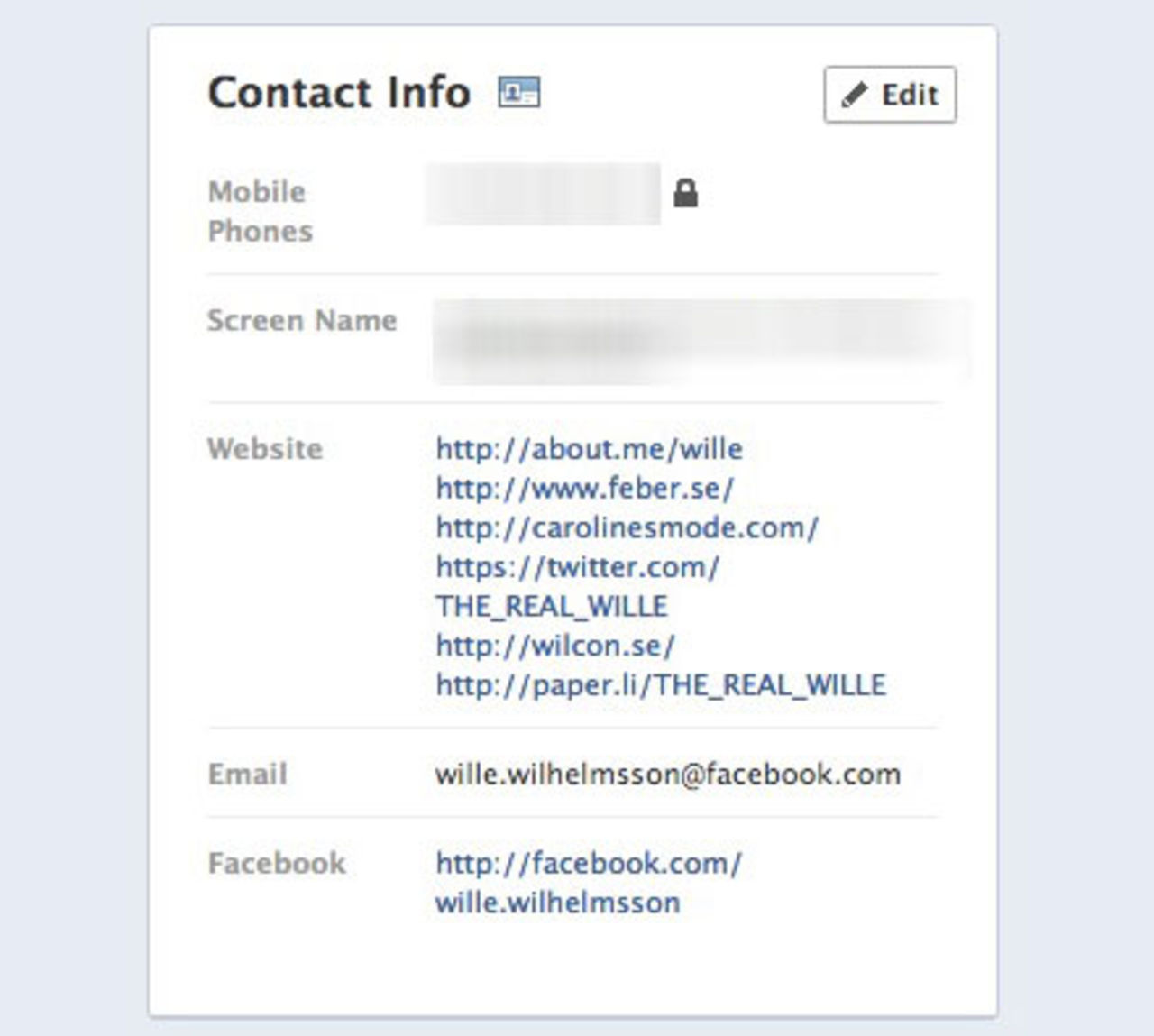 Facebook gör sin egen domän default för email på alla profiler
