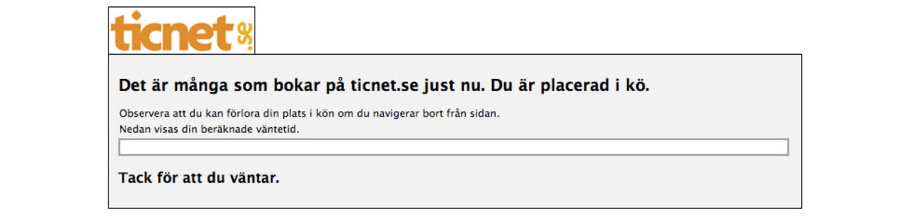 Ticnet ballar ur än en gång