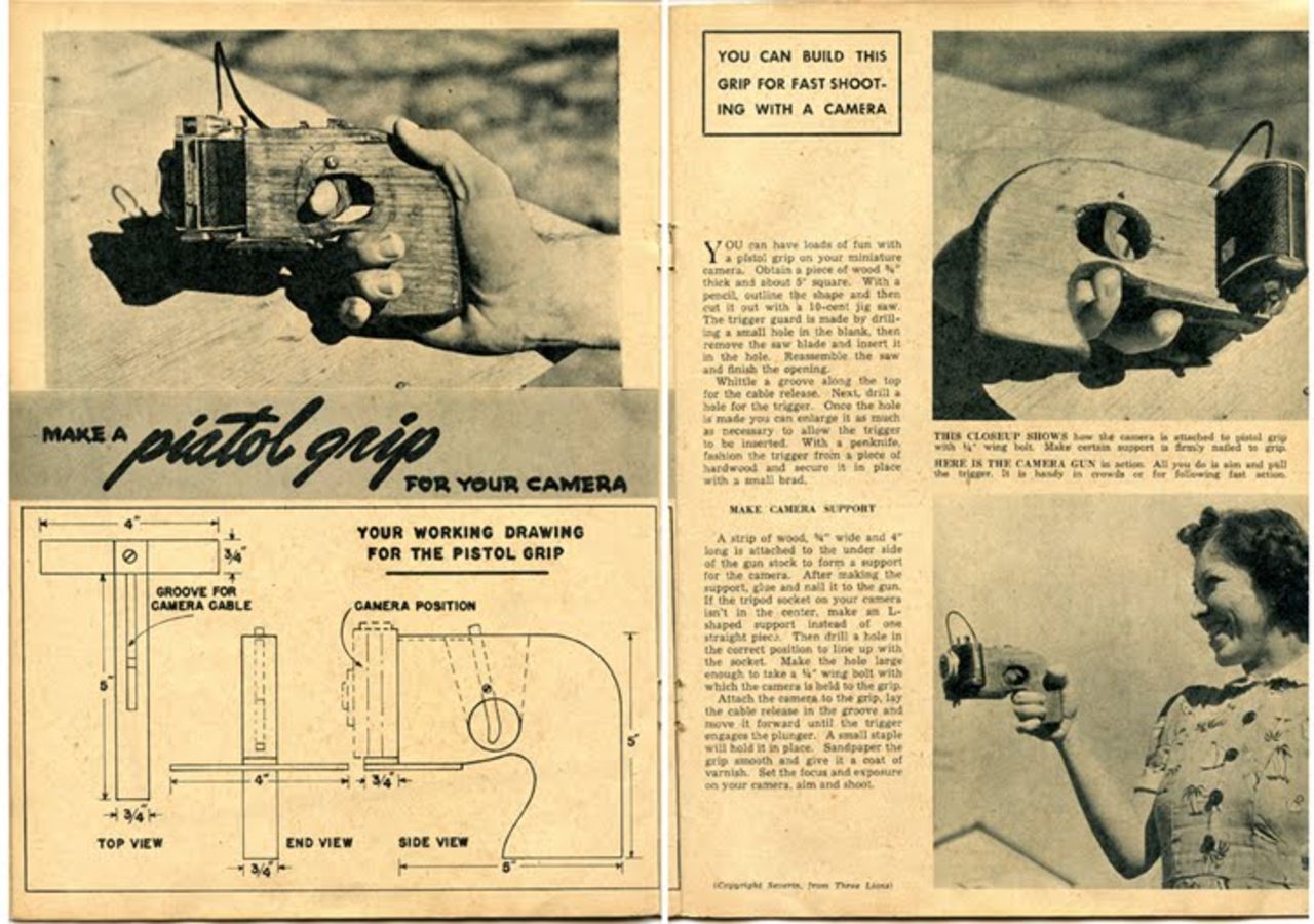 Bygg ett pistolgrepp till din kamera
