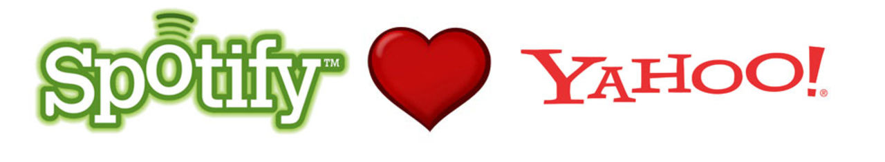Yahoo och Spotify i samarbete