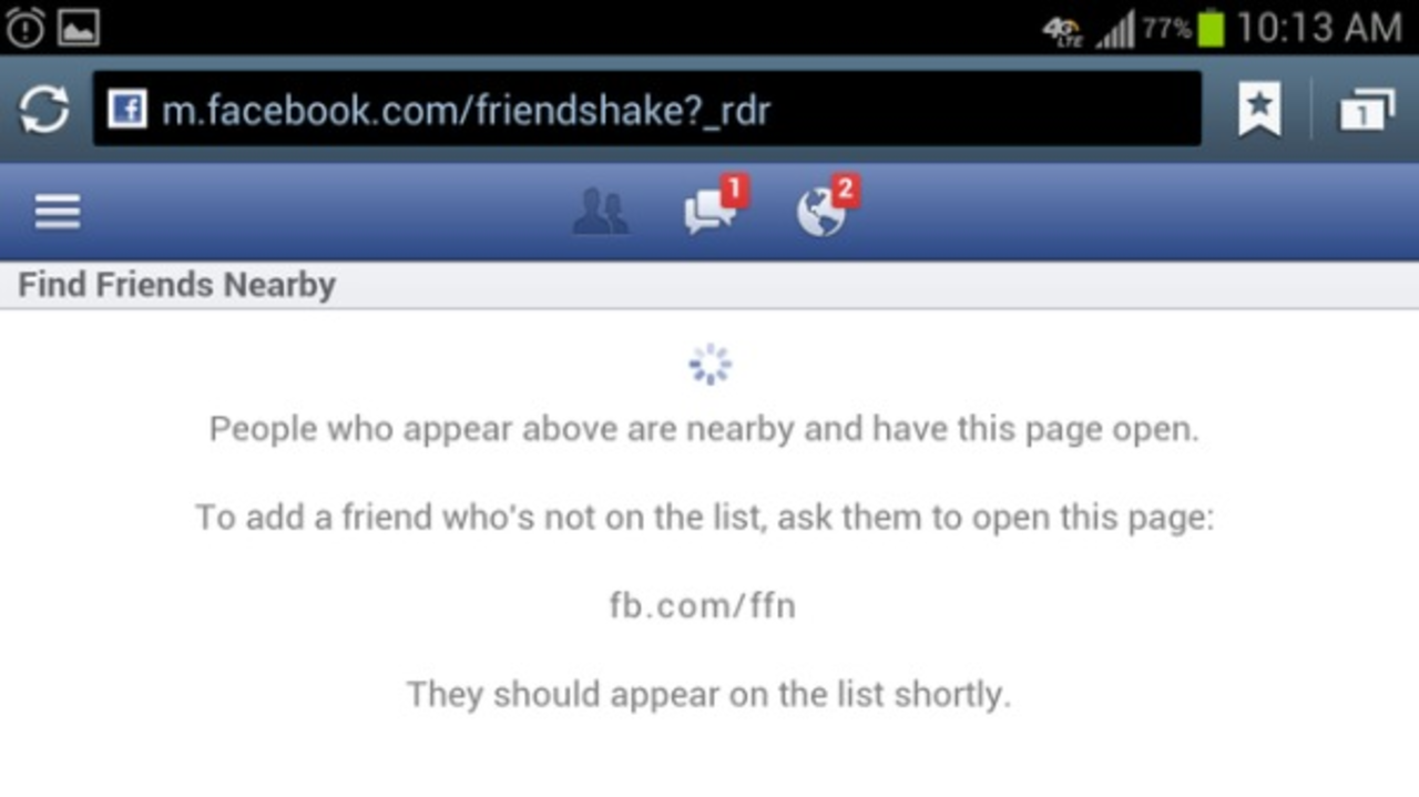 Facebook drar tillbaka Friendshake