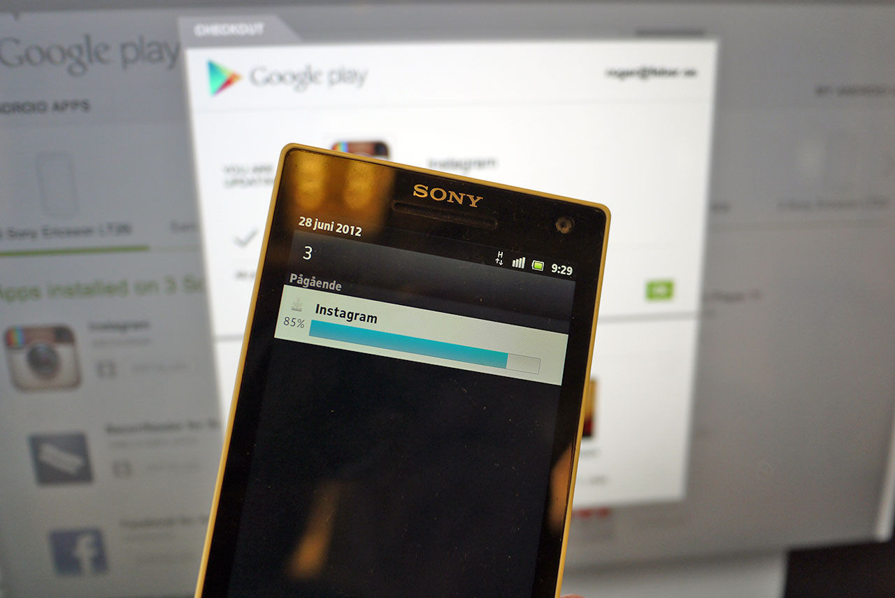 Nu kan du uppdatera appar via webben