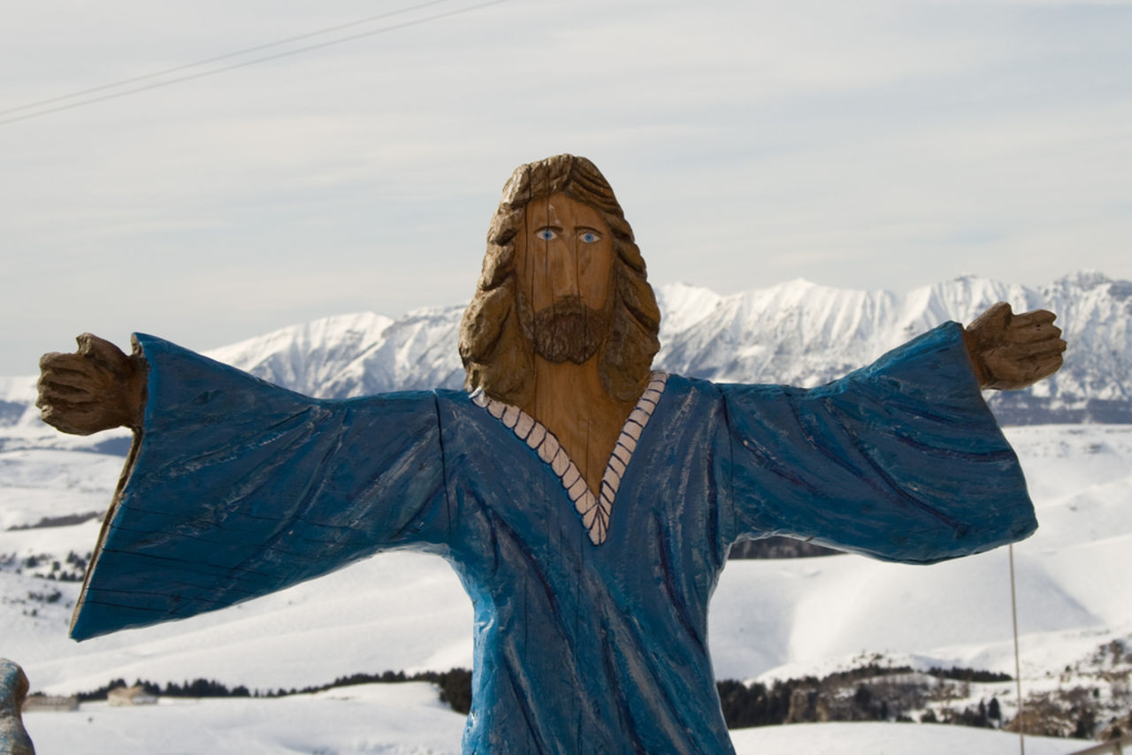 Jesus körde i diket