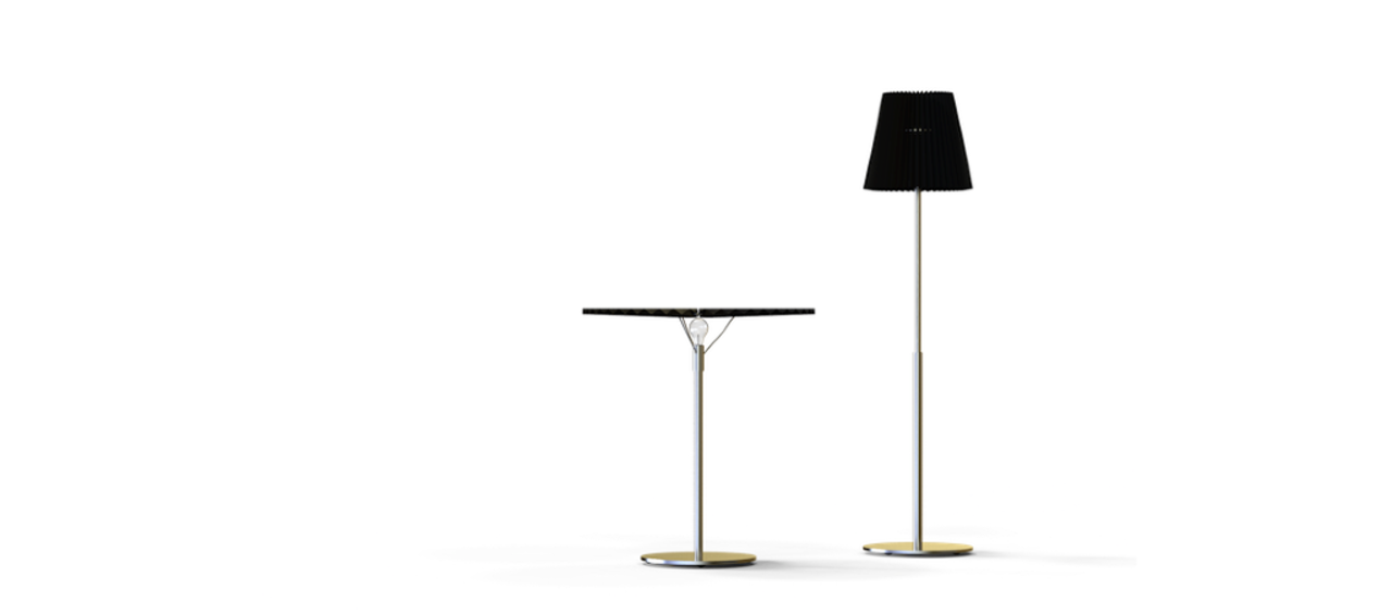 Lampa blir till bord på nolltid