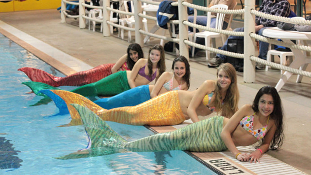 Gör som Ariel och simma som en sjöjungfru