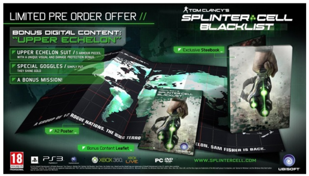 Släppdatum för Splinter Cell: Blacklist