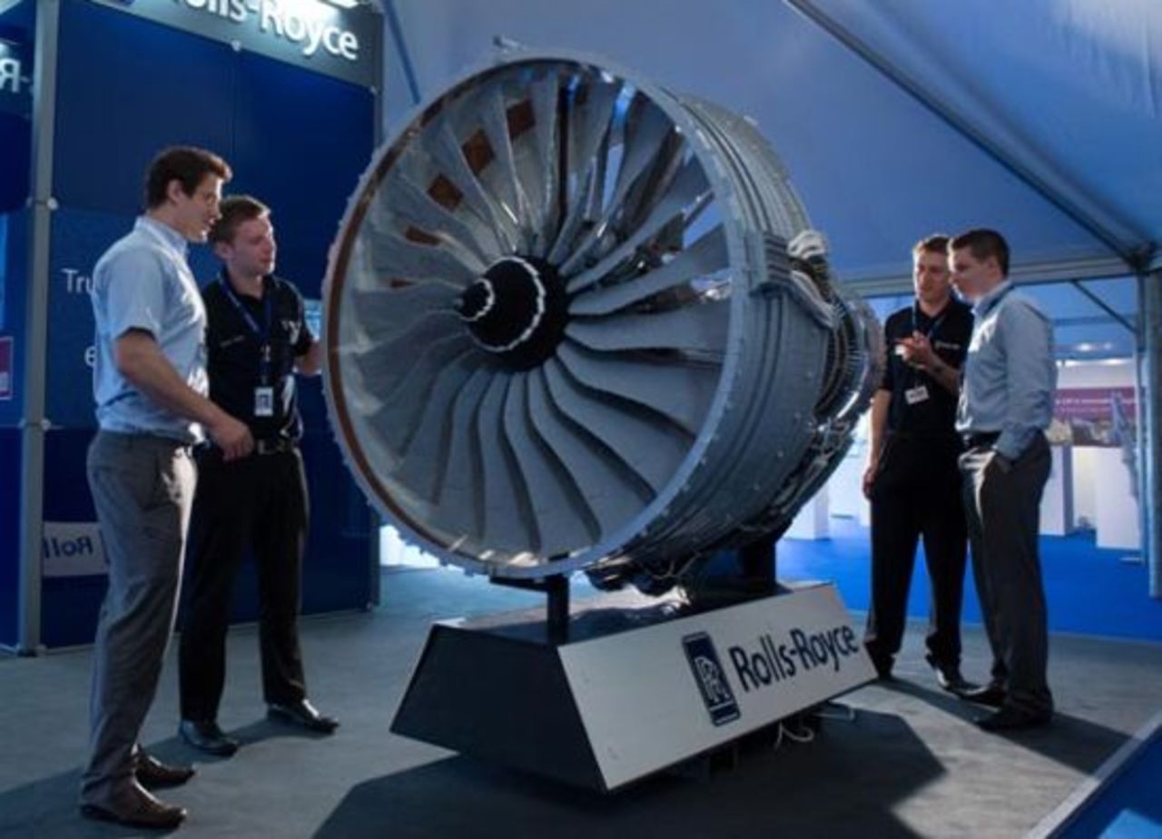 Rolls-Roycemotor - i Lego