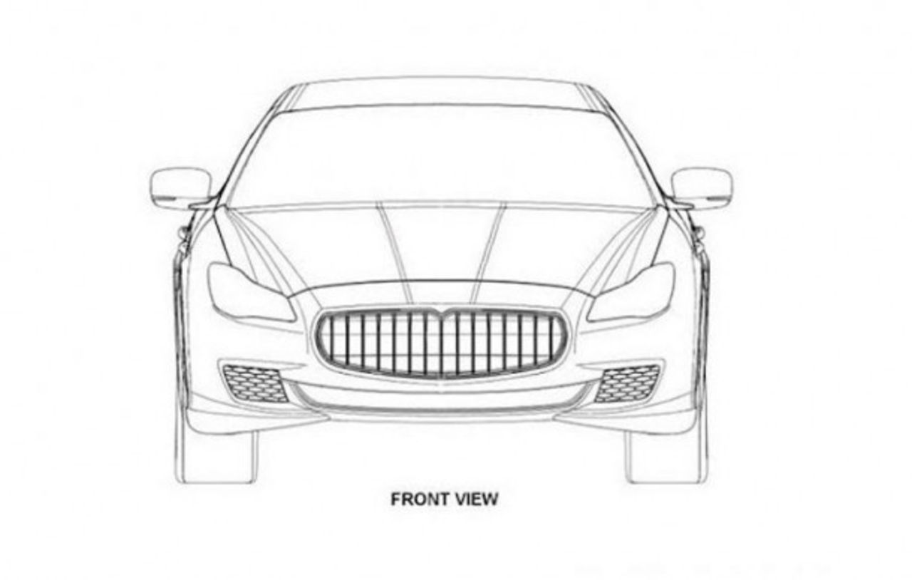 Patentskisser visar hur nya Maserati Quattroporte ser ut