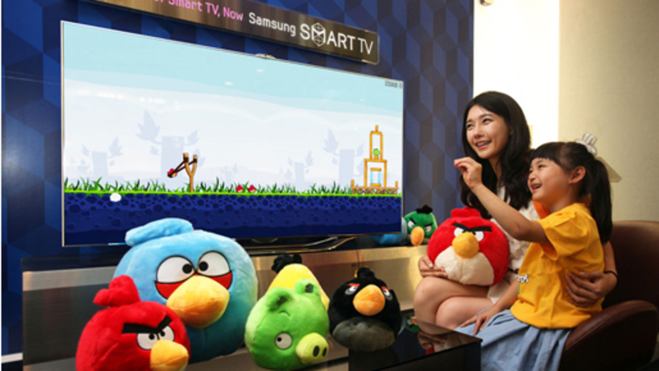 Angry Birds kommer till Samsungs TV-apparater
