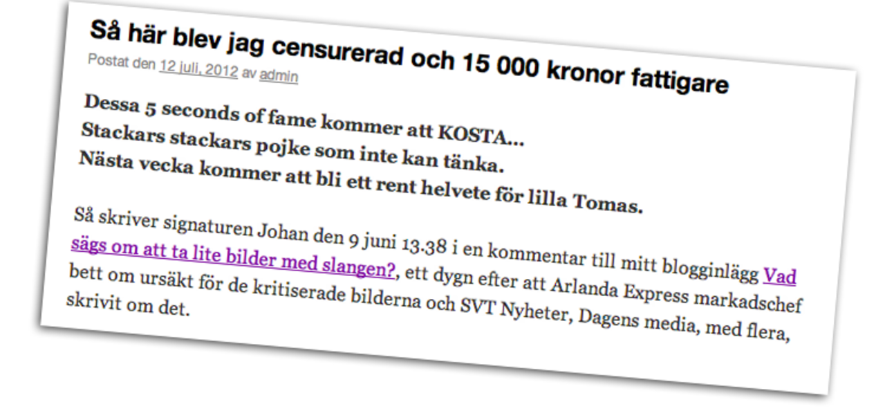 Intressant historia om sexism inom reklamfoto