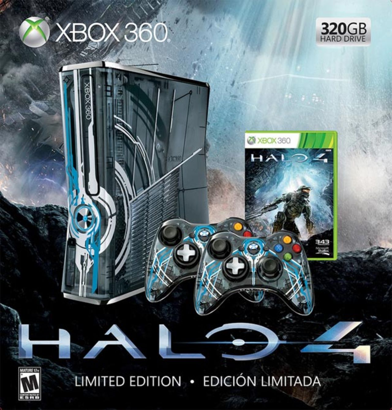 Specialdesignad Xbox 360 till Halo 4