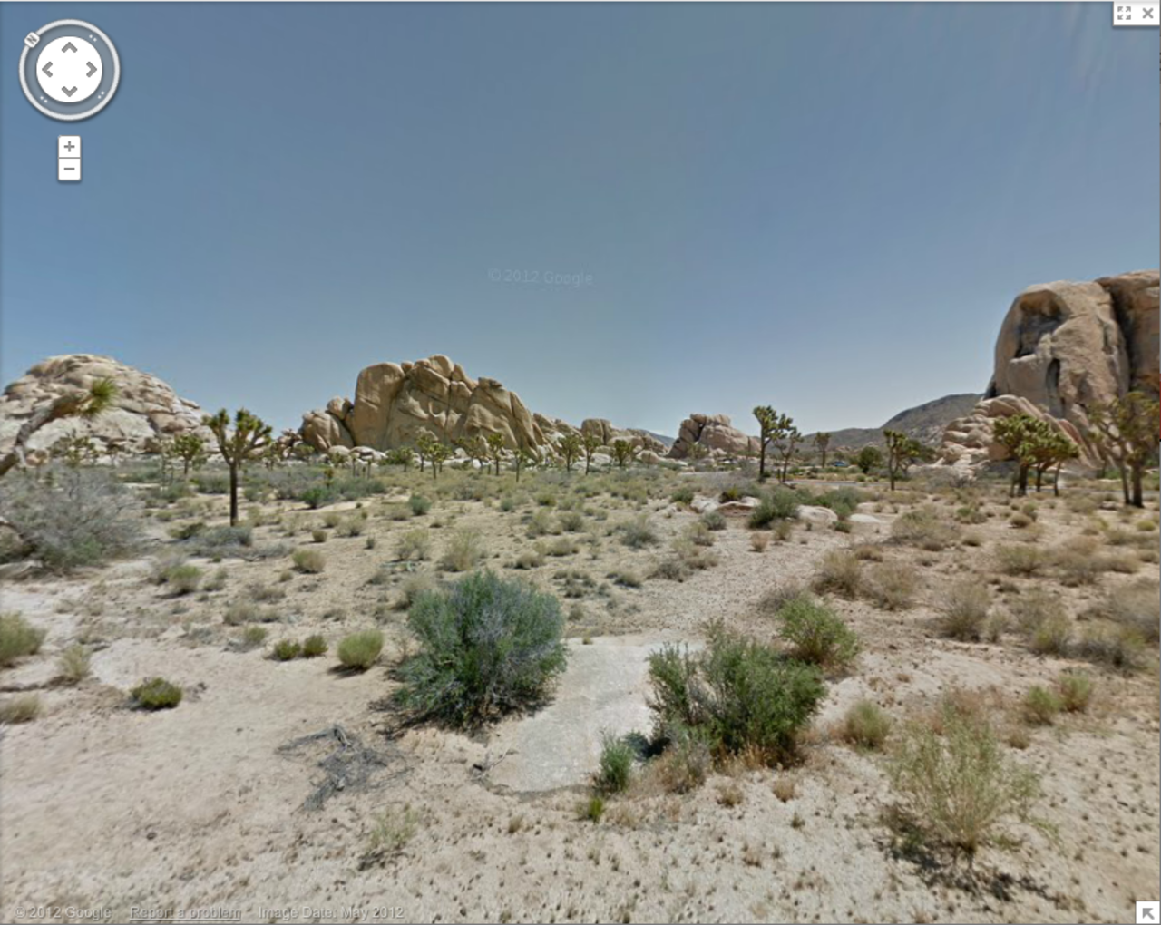Google Street View i USA:S nationalparker