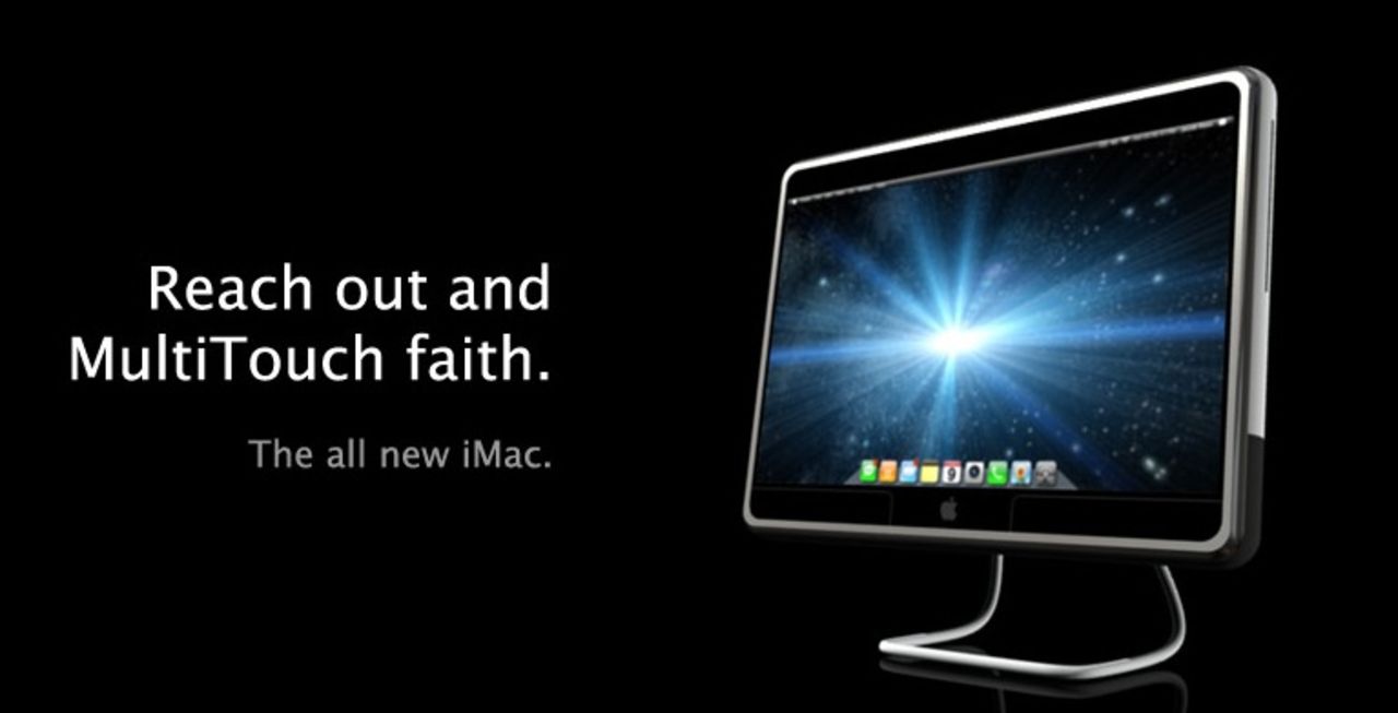 Koncept: iMac med multi-touch