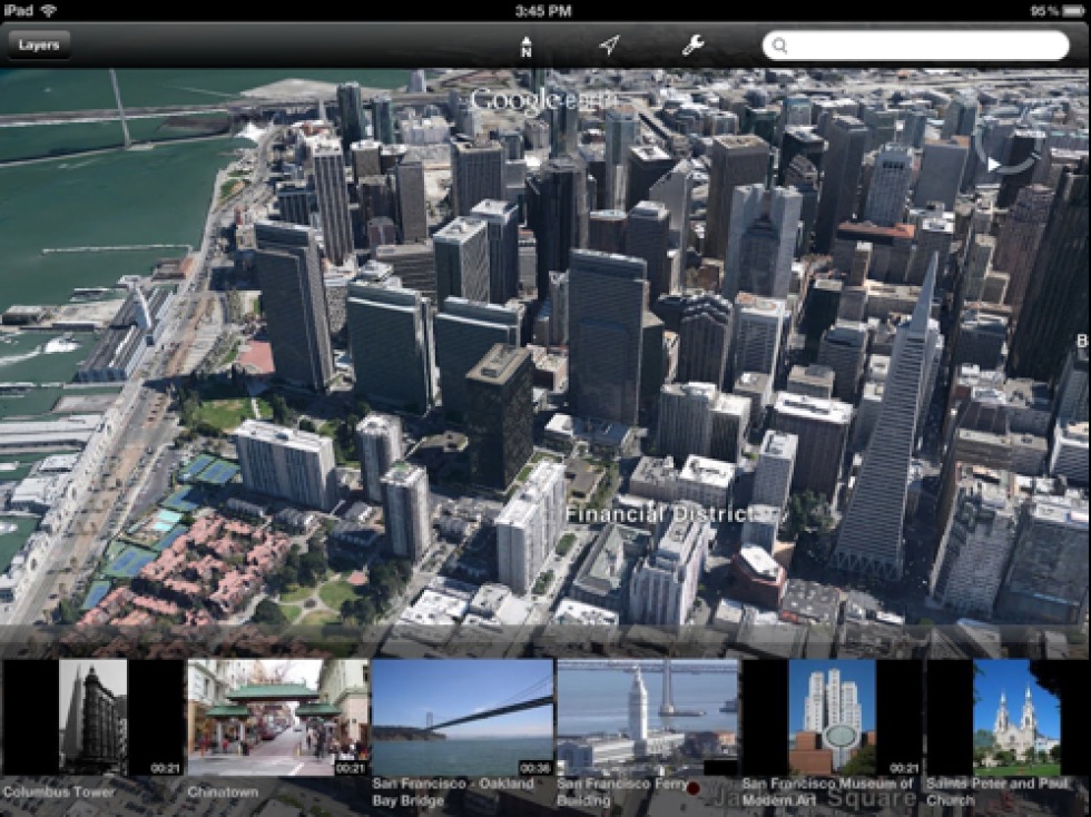 3D-vy nu tillgänglig i Google Earth för iOS