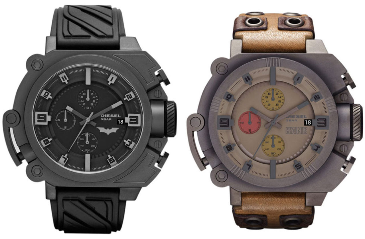 Diesel släpper Batman- och Bane-klockor