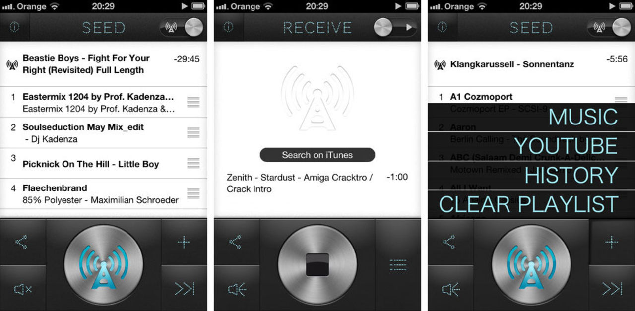Seriekoppla högtalarna på 150 iPhones med Seedio