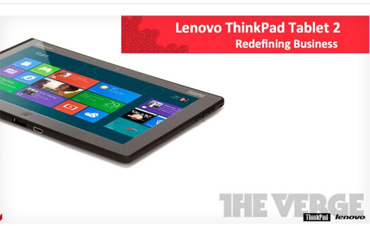 Lenovo ThinkPad Tablet 2