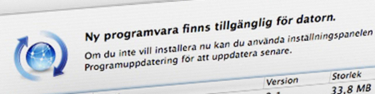 Nya uppdateringar från Apple