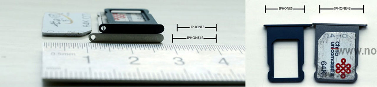 Så här ser SIM-kortssläden i iPhone 5 ut