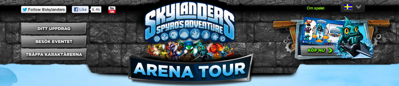 Prova Skylanders Giants i Stockholm