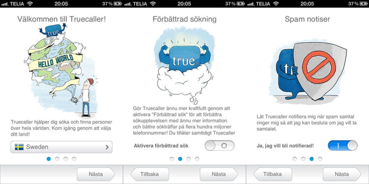 Ny version av TrueCaller