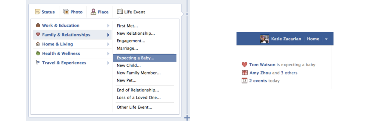 Väntar ni barn? Låt Facebook veta