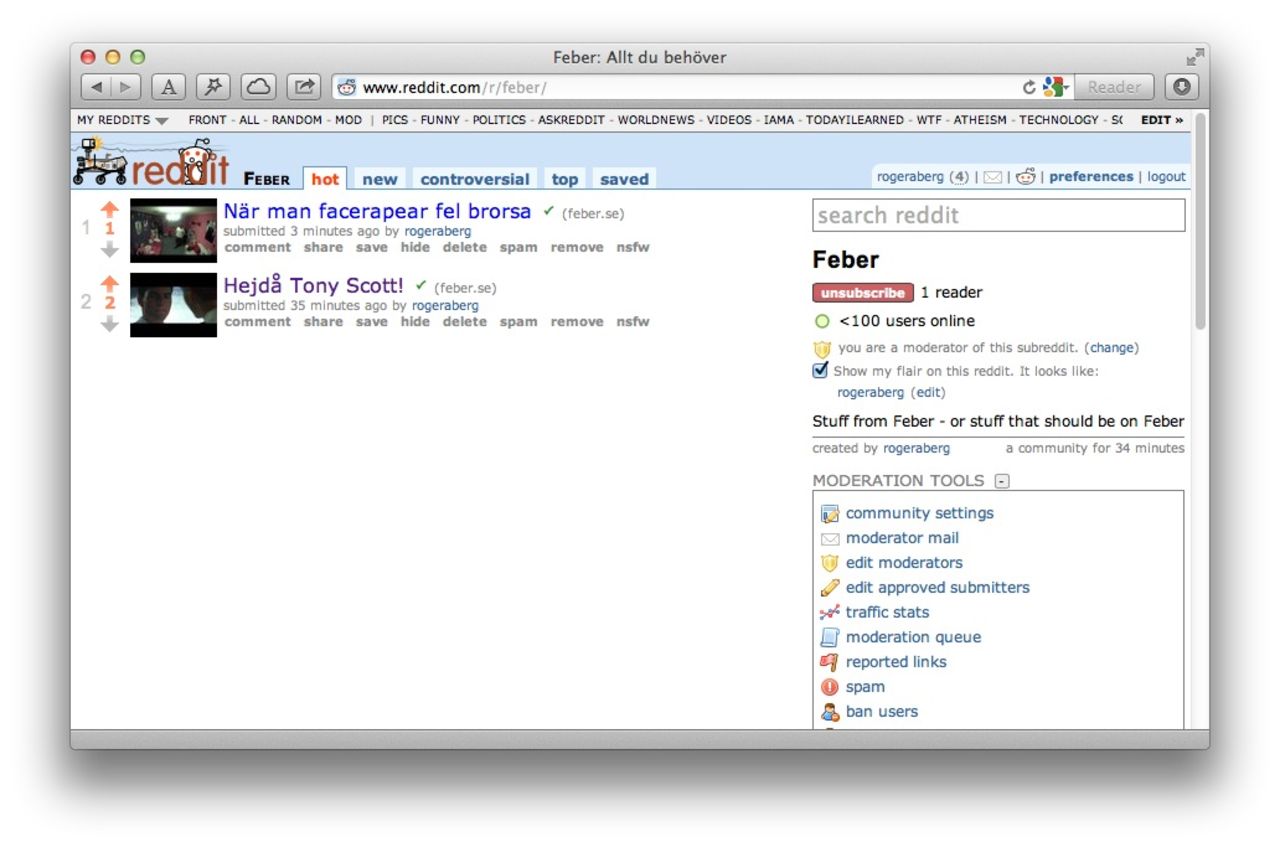 Nu finns vi på Reddit!