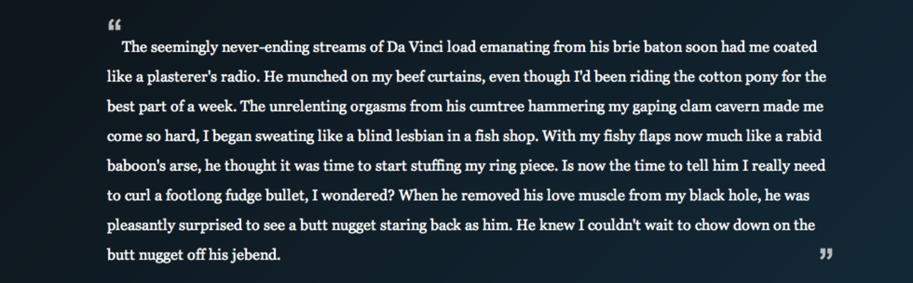 När Lorem Ipsum är lite för oskyldigt